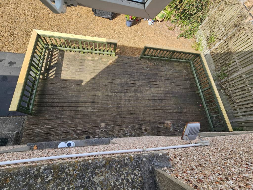 Decking Before